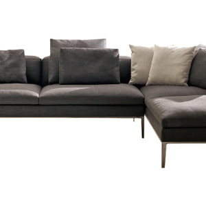 Contemporary Designer B&B Italia Sofa Michel by Antonio Citterio - Front View