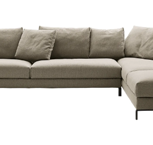 Contemporary Designer B&B Italia Sofa Ray by Antonio Citterio - Front View
