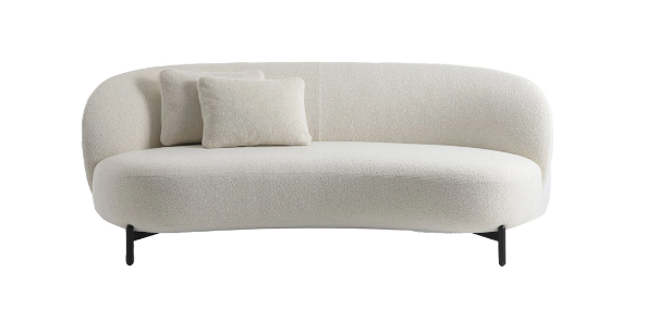 The dreamy Lunam Sofa Orsetto designed by Patricia Urquiola for Kartell - Front View